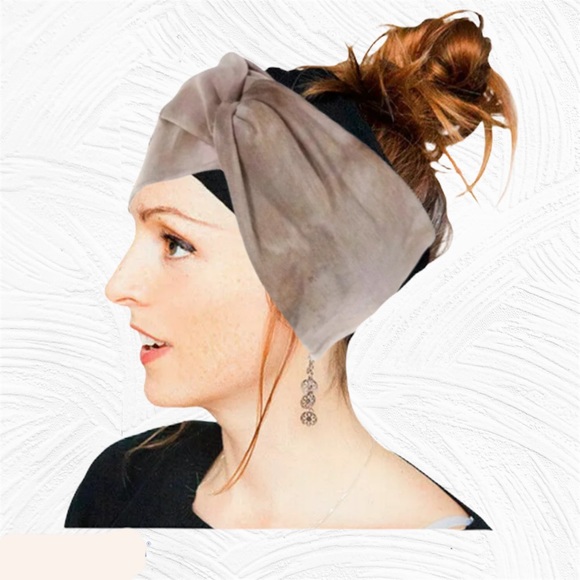 Tie Dye Headband Turban Twist Knot Wide Headwrap - Picture 1 of 6
